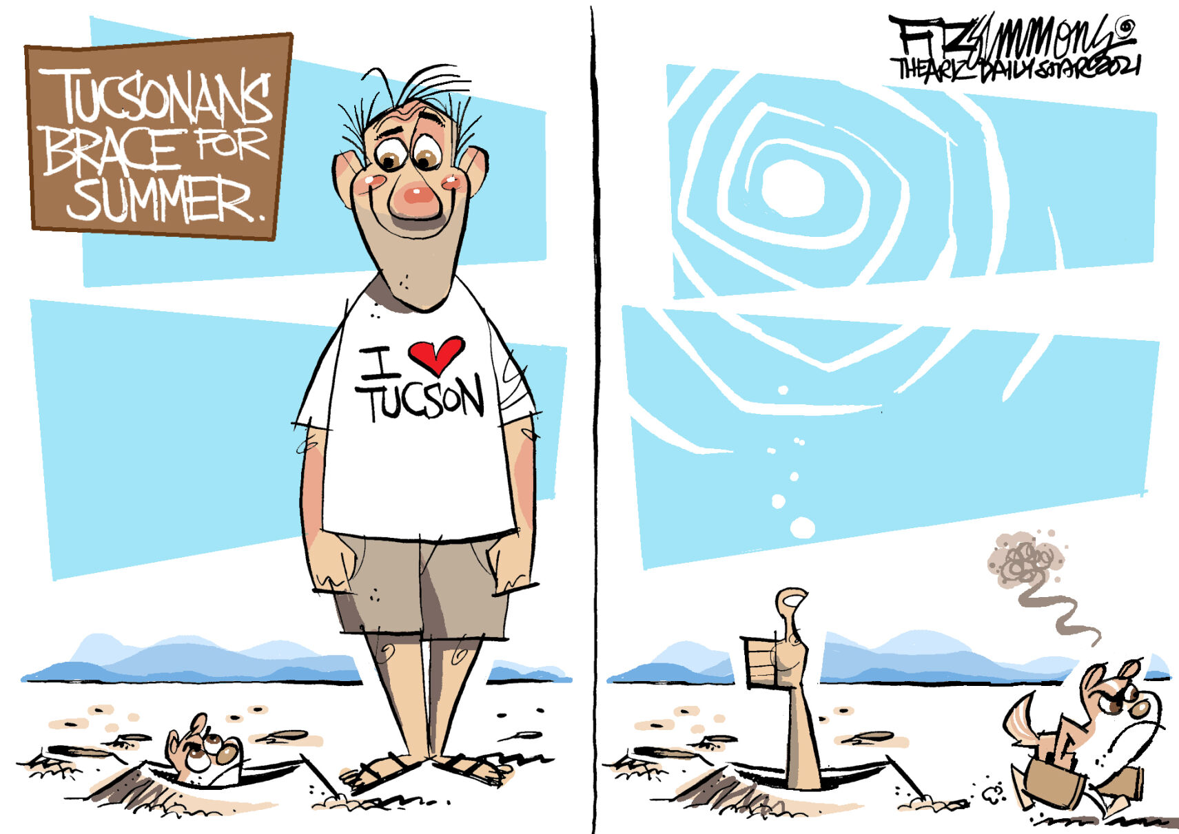 Daily Fitz Cartoon: Summer prep